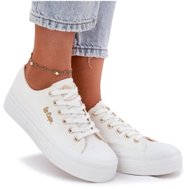 Sneakers pour femmes sur la plate-forme Lee Cooper LCW-25-02-3289 White blanc 4