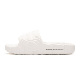 Flip pour femmes / hommes -flops adidas Adilette 22 Crystal White avec une semelle blanche confortable (HQ4672) 1