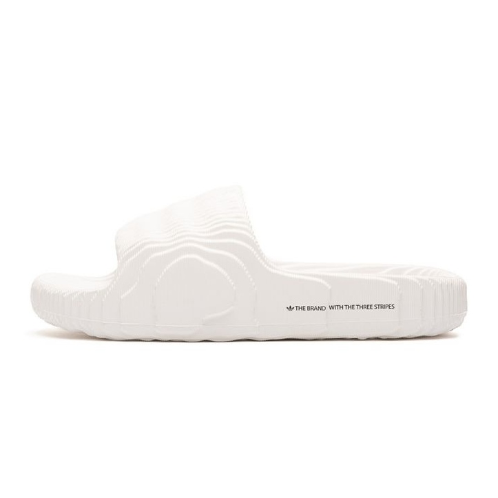 Flip pour femmes / hommes -flops adidas Adilette 22 Crystal White avec une semelle blanche confortable (HQ4672) 1