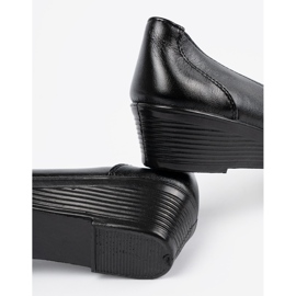 Chaussures pour femmes avec broderie décorative noir 2