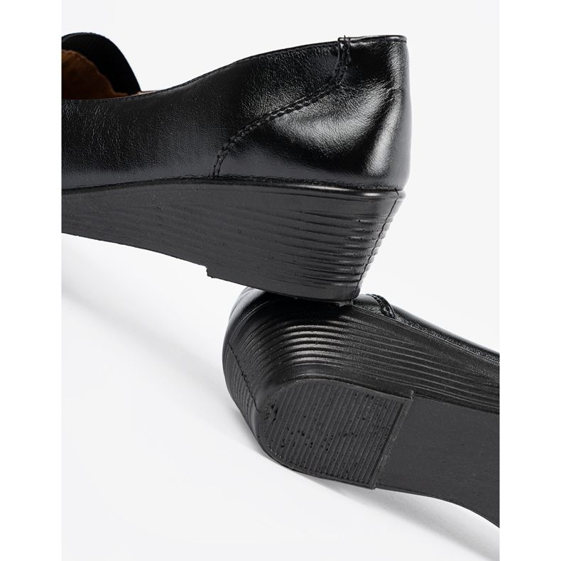 Talons compensés noirs 2