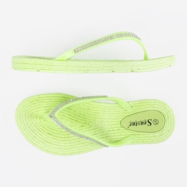 Seastar Flip vert -flops avec zircons 3