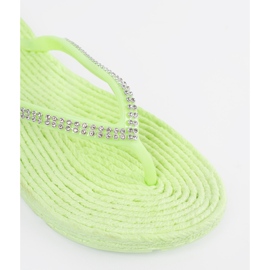 Seastar Flip vert -flops avec zircons 4