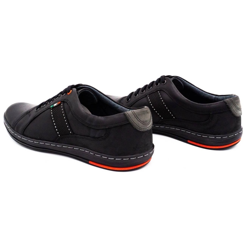Olivier Chaussures en cuir masculin décontractées 238gt noir le noir 4 Olivier Chaussures en cuir masculin décontractées 238gt noir le noir 4