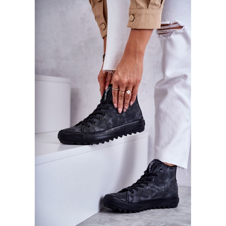 Big Star Sneakers Big Isulated Black GG274069 pour femmes gris 3