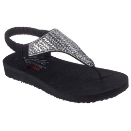 Sandales Skechers Méditation - Muse glamoous en 119744 -BLK le noir 1