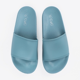 Shelvt Les tongs en caoutchouc bleus 3
