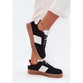 Sneakers en daim féminin Big Star par Daniel Lopez SS2D4021 Black le noir 7