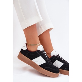 Sneakers en daim féminin Big Star par Daniel Lopez SS2D4021 Black le noir 8