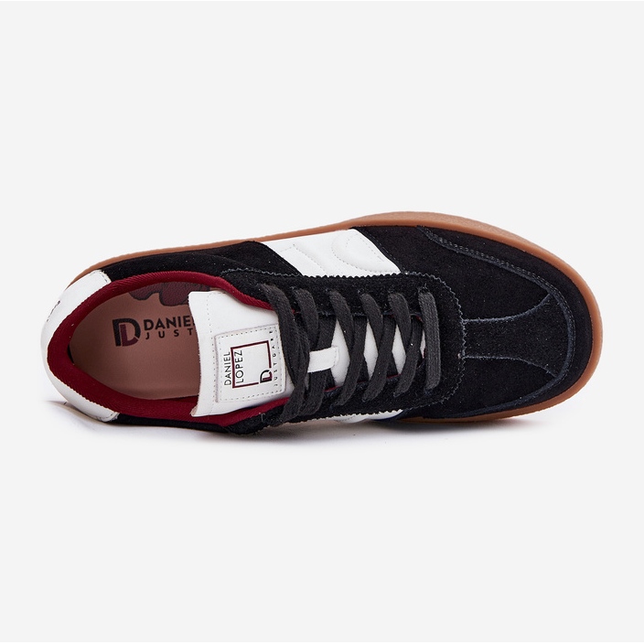 Sneakers en daim féminin Big Star par Daniel Lopez SS2D4021 Black noir 2