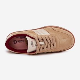 Sneakers en daim féminin Big Star par Daniel Lopez SS2D4022 Beige 3