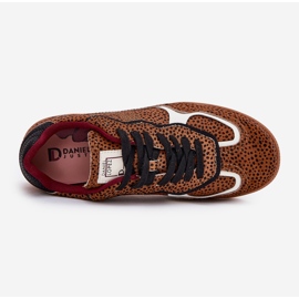 Sneakers féminins Big Star par Daniel Lopez SS2D4016 Camel brun 2