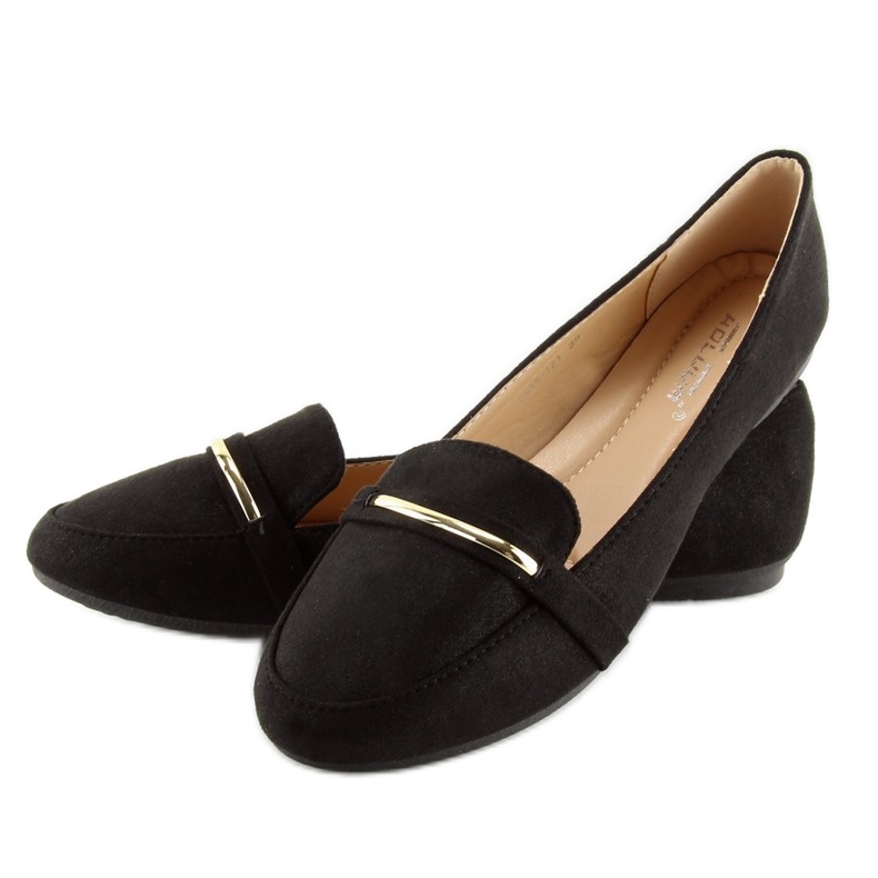 Mocassins femme noir 9988-121 noir 1