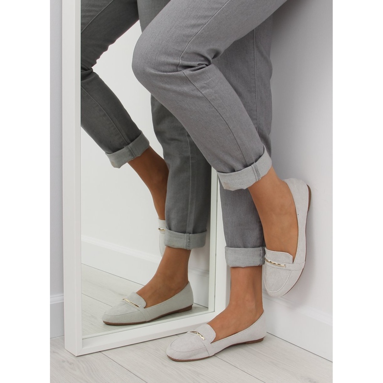 Mocassins argent femme 9988-121 Argent gris 1