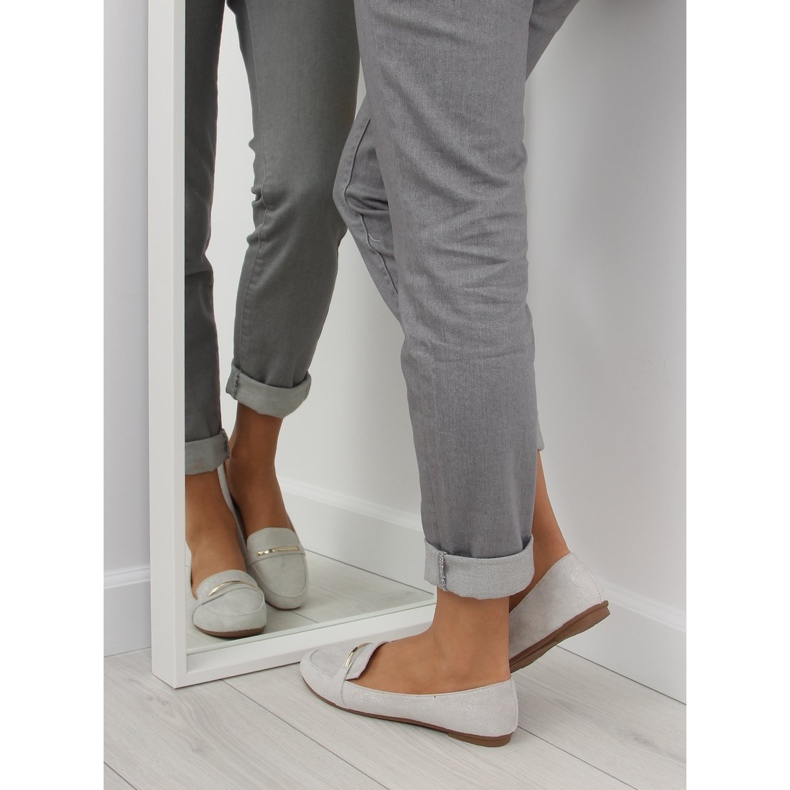 Mocassins argent femme 9988-121 Argent gris 2