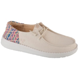 Hey Dude Hey mec wendy funk Surf baja chaussures en 43156-1mv blanc 1