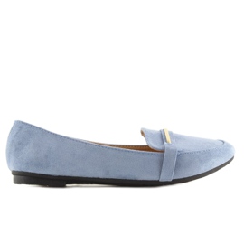 Mocassins femme bleu 9988-121 denim 2