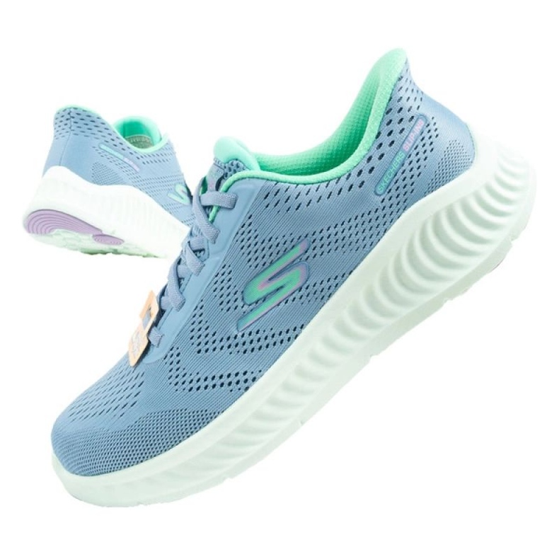 Chaussures Skechers va marcher maintenant-khloe slip -in in 125643 / blgr bleu 1