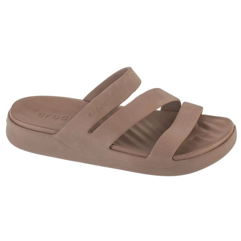 Crocs Getaway Strapping Sandal Flip Flops en 209587-0LF brun 1