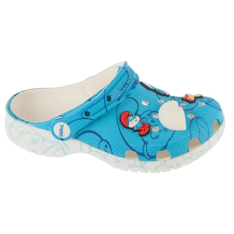 Crocs Classic Smurfs Clog JR 210821-90H Tongs bleu 1