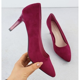 Talons hauts en daim féminin fuchsia sergio leone 1336 rose 1