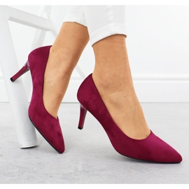 Talons hauts en daim féminin fuchsia sergio leone 1336 rose 5