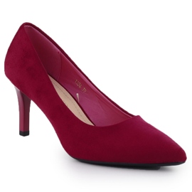 Talons hauts en daim féminin fuchsia sergio leone 1336 rose 3