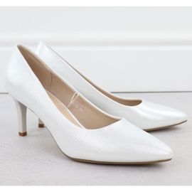 High Heels pompe Synbrne Women's Sergio Leone 1336 argent 2