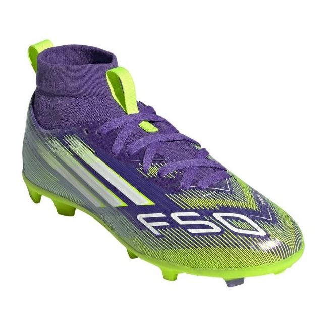 Adidas F50 League FG / Mg Mid Jr JI3547 Chaussures de football multicolore 2