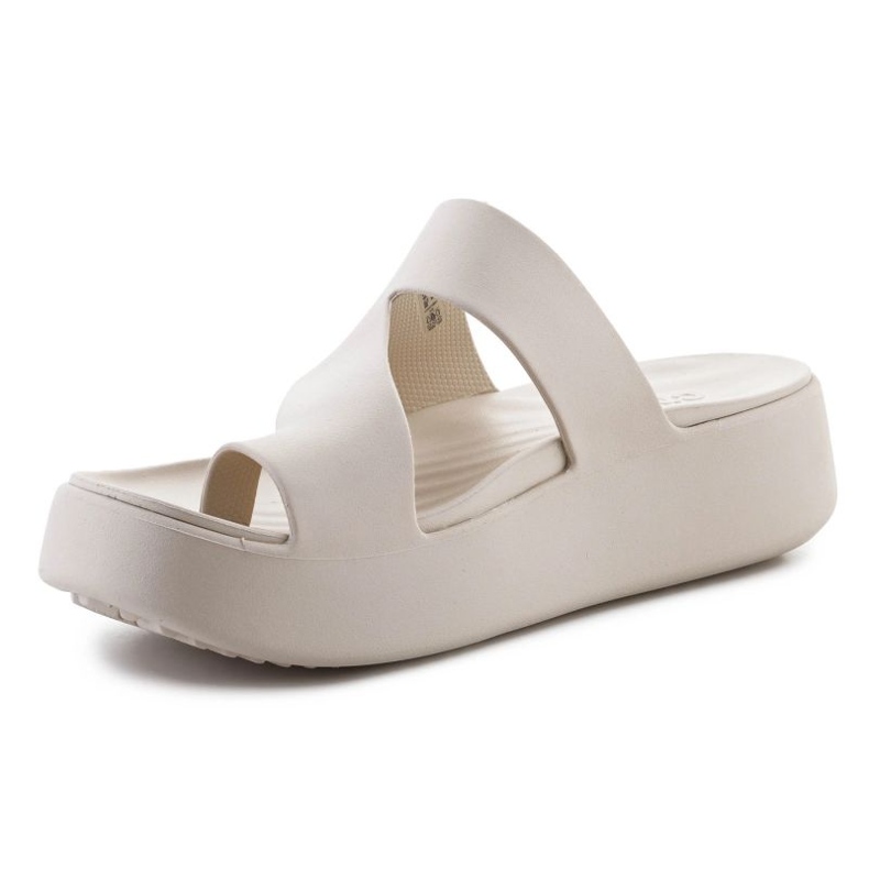 Talons Crocs Getaway Platform Plateforme Toe Loop 210834-0LH beige 3