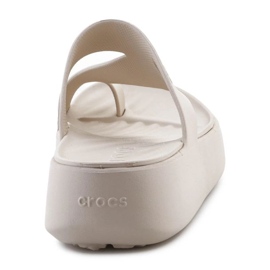 Talons Crocs Getaway Platform Plateforme Toe Loop 210834-0LH beige 5