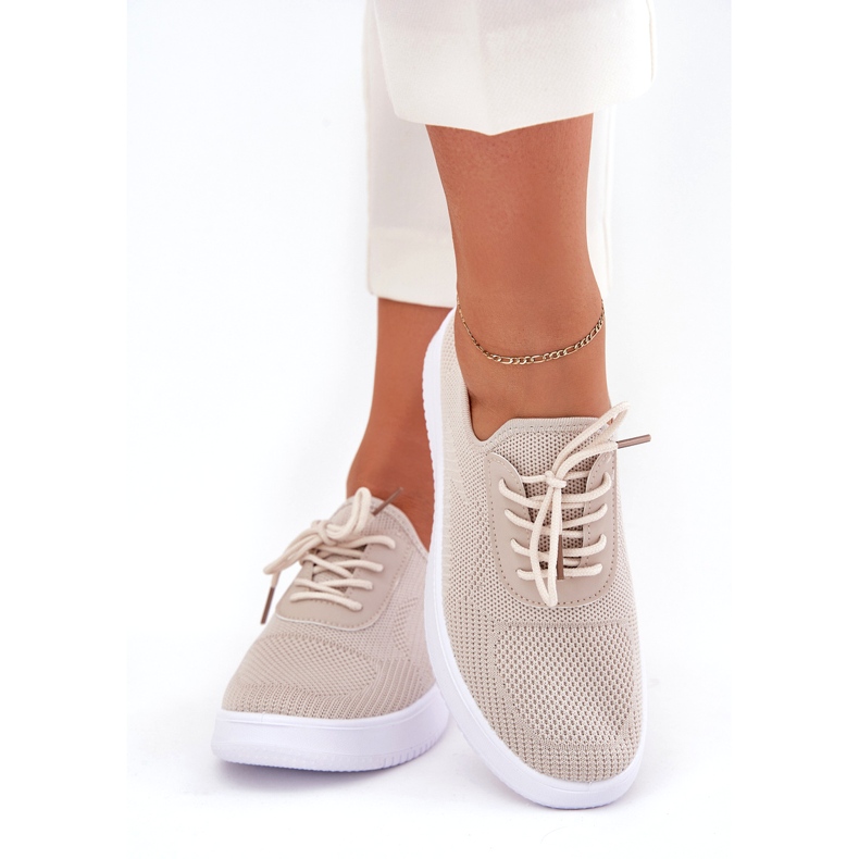 Seastar Chaussures sportives munies de matériaux sur la plateforme beige féminine 2