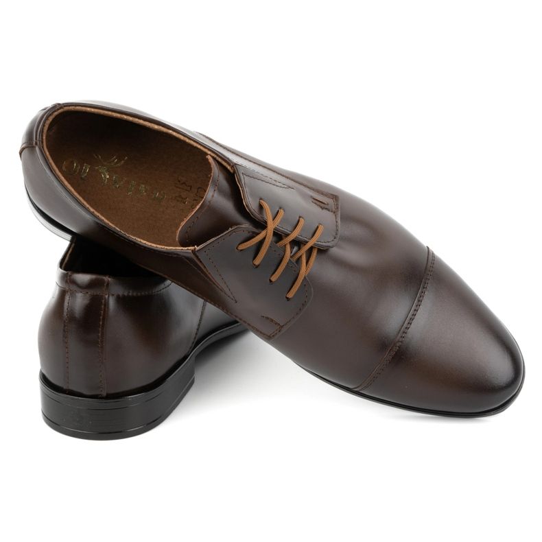 Olivier Chaussures pour hommes Cuir formel 288 brun foncé 5 Olivier Chaussures pour hommes Cuir formel 288 brun foncé 5