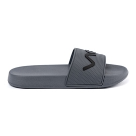 Shelvt Les tongs gris avec l'inscription 1 Shelvt Les tongs gris avec l'inscription 1