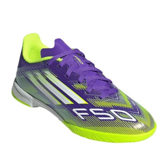 Ligue Adidas F50 dans JR JH7750 Chaussures de football violet 1