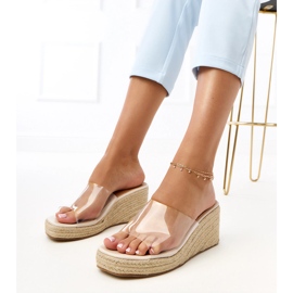Espadrilles transparentes topponne Flicity incolore 1
