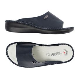 Shelvt Flip confortable -flops avec un insert en cuir 4