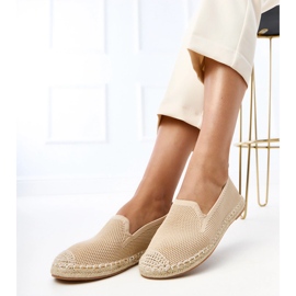 Espadrilles beige sur la plate-forme Luna 2