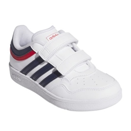 Chaussures Adidas Hoops 4.0 Jr JI3484 blanche 1
