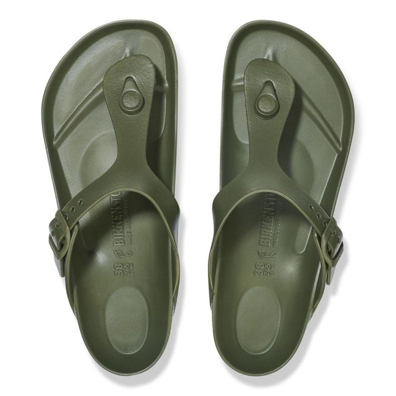 Flip pour hommes -flops birkenstock gizeh eva 1019143 vert 2