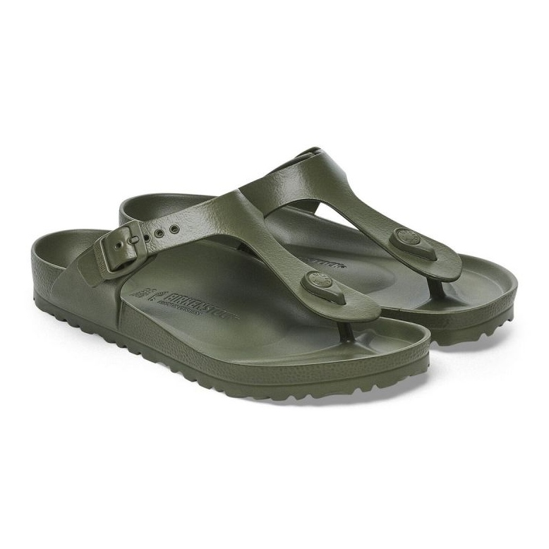Flip pour hommes -flops birkenstock gizeh eva 1019143 vert 3