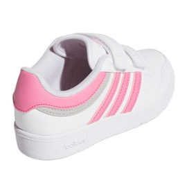 Hoops Adidas 4.0 CF C Jr Ji0907 Chaussures blanche 2