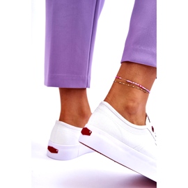 Sneakers pour femmes sur la plate-forme Cross Jeans LL2R4040 White blanche 3