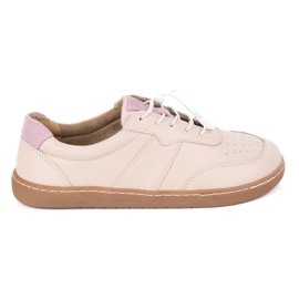 Olivier Chaussures aux pieds nus pour femmes minimalistes en cuir large large rose 1 Olivier Chaussures aux pieds nus pour femmes minimalistes en cuir large large rose 1