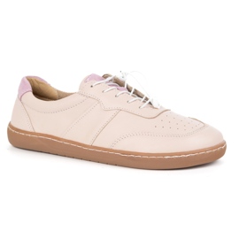 Olivier Chaussures aux pieds nus pour femmes minimalistes en cuir large large rose 2 Olivier Chaussures aux pieds nus pour femmes minimalistes en cuir large large rose 2