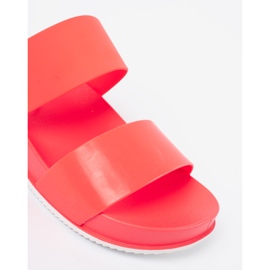 SHELOVET Pantoufles Corail Confortables rouge 1