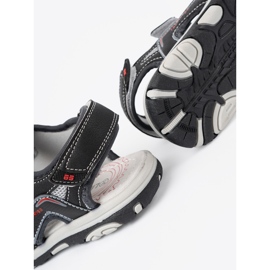 Shelvt Sandales des garçons noirs le noir 1