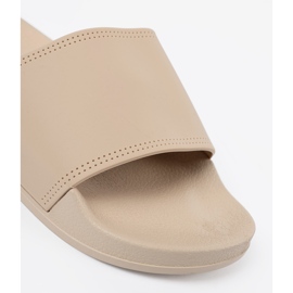 Shelvt Les tongs Beige Beach Beach Flip 1