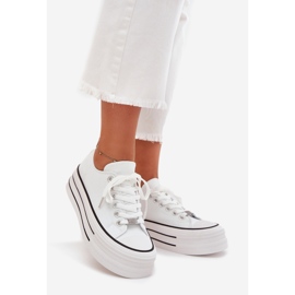 Boto Baskets pour femmes sur la plate-forme massive Marinae blanche 1