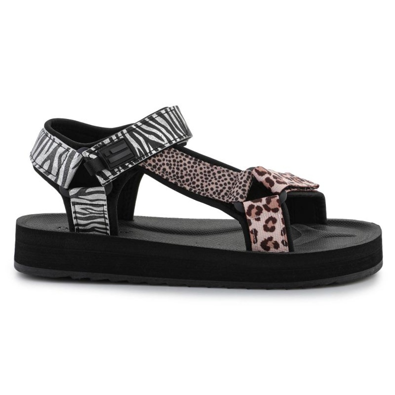 Sandales D.Franklin Forest High Strips Imprimé animal DFSH404002-ABLA noir 6